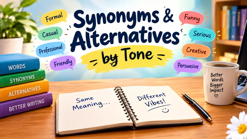 Synonyms & Alternatives by Tone