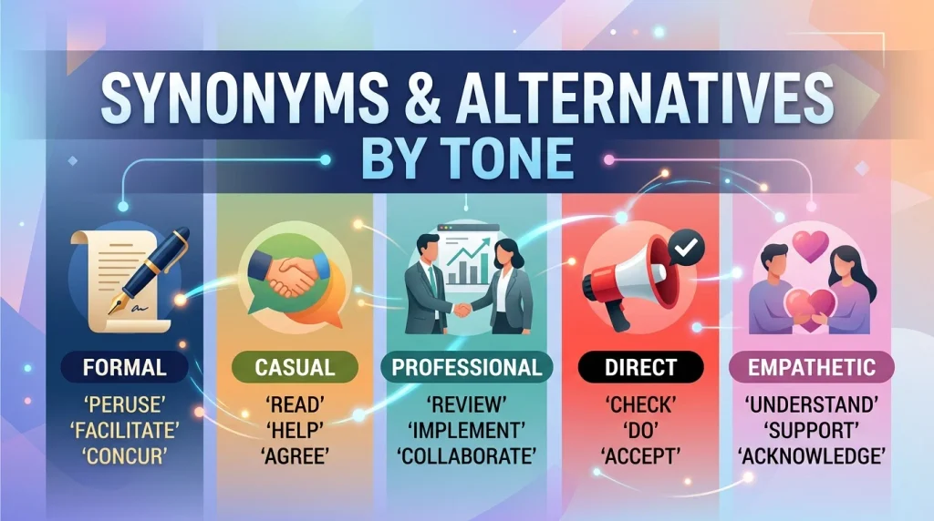 Synonyms & Alternatives by Tone