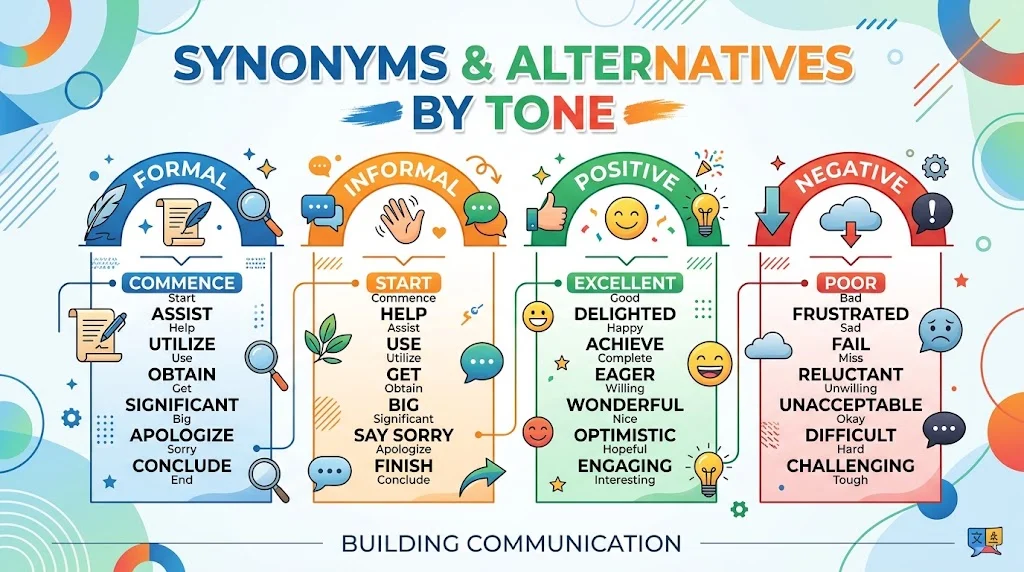 Synonyms & Alternatives by Tone