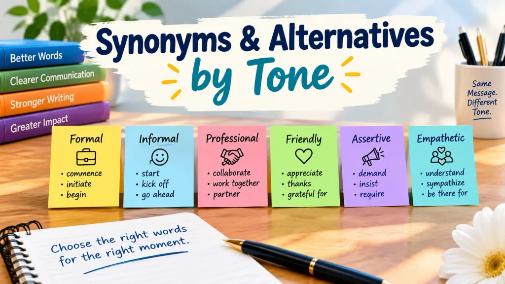Synonyms & Alternatives by Tone