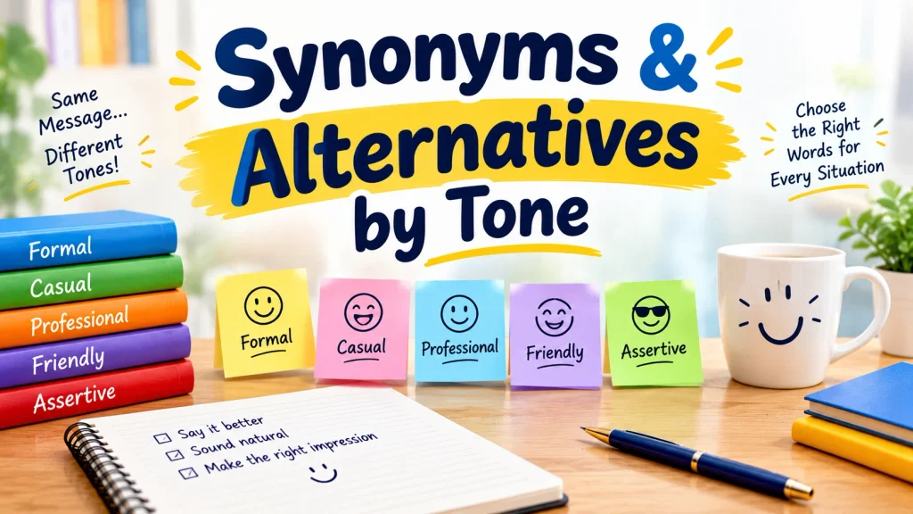 Synonyms & Alternatives by Tone