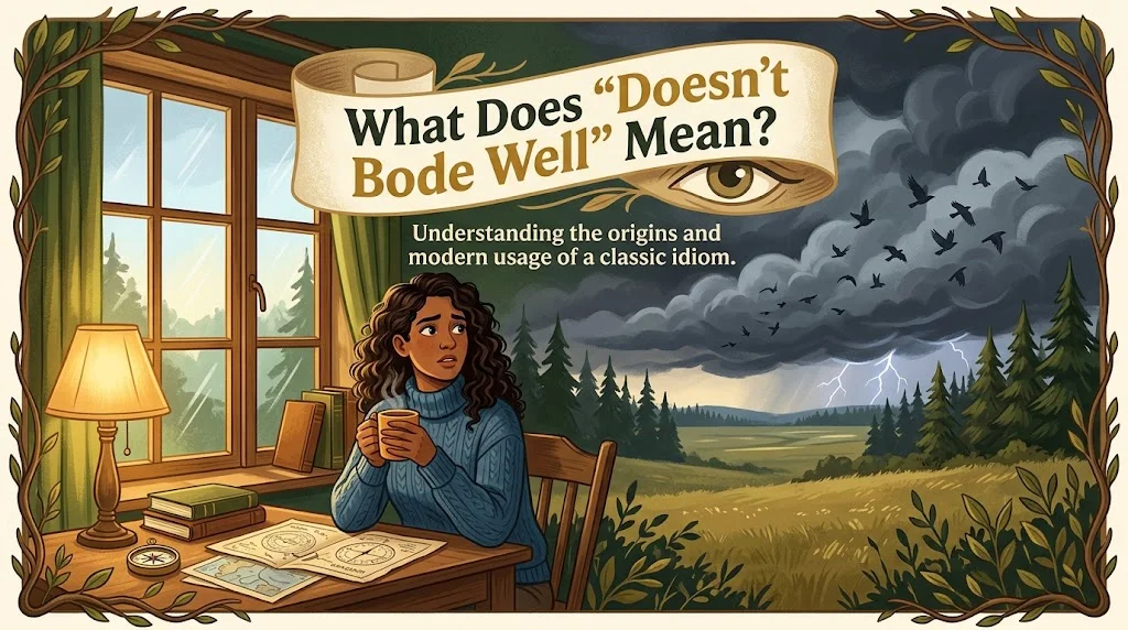 What Does “Doesn’t Bode Well” Mean?