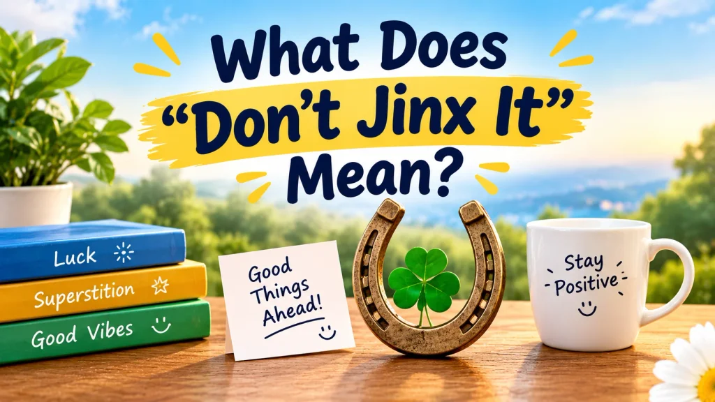 What Does “Don’t Jinx It” Mean?