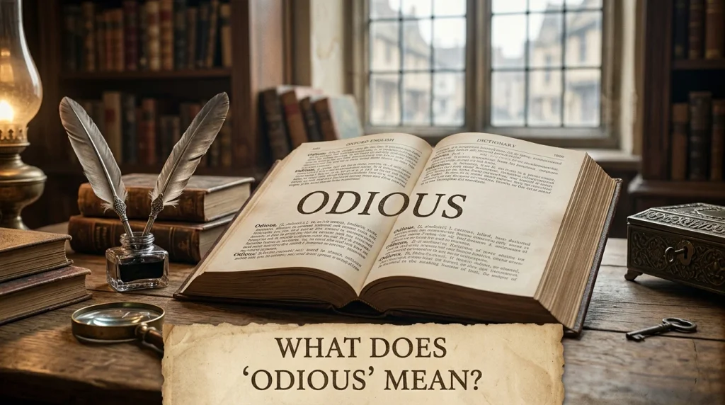 What Does “Odious” Mean?