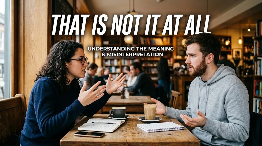 What Does “That Is Not It At All” Mean?