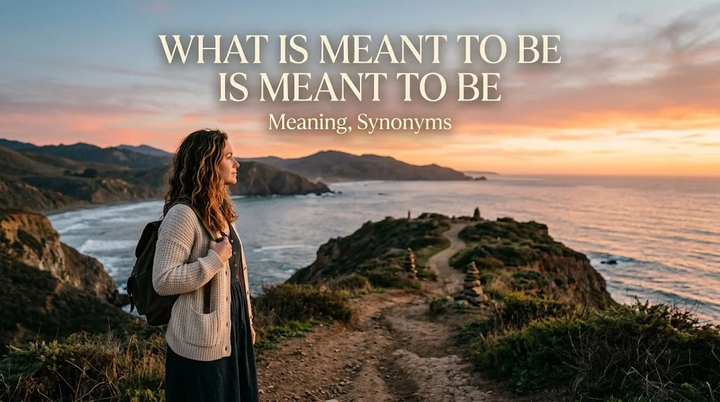 What Is Meant To Be Is Meant To Be