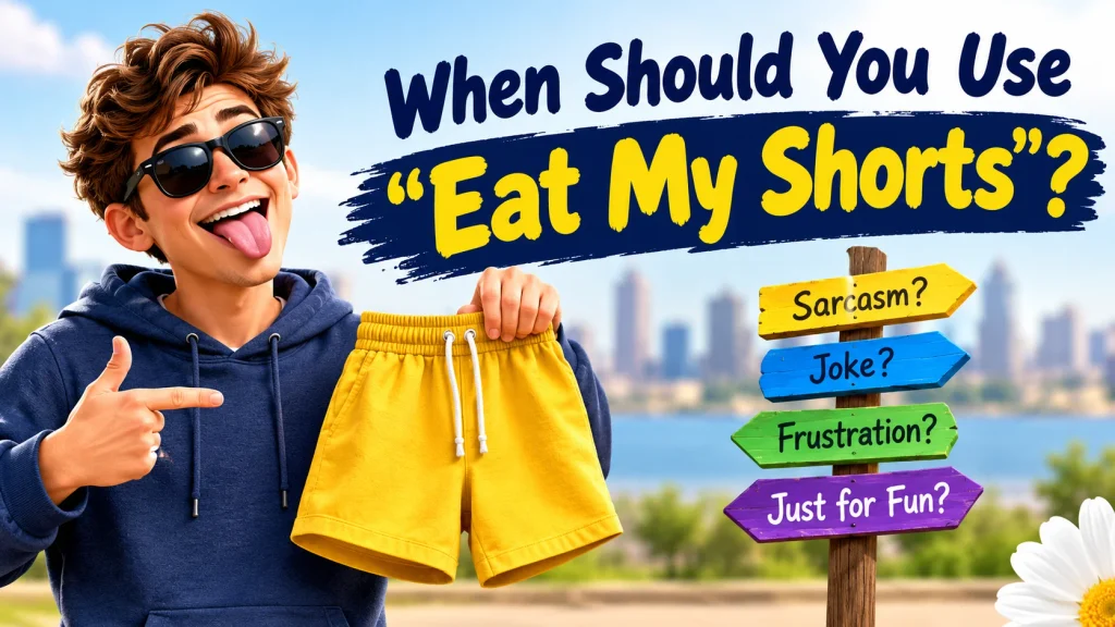 When Should You Use “Eat My Shorts”?