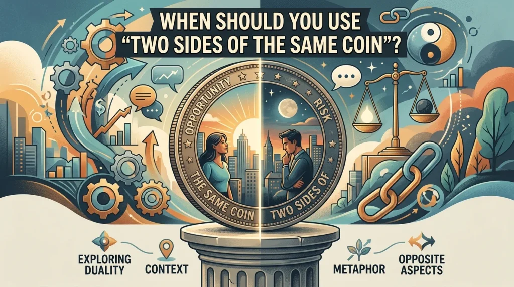 When Should You Use “Two Sides of the Same Coin”?